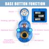 Kids Karaoke Machine with Stand,Kids Microphone Flashing Stage Lights Adjustable Stand Gift for Age 3+ Years Old Children (Double Blue) view 4