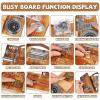 Montessori Busy Board for Toddlers Wooden Sensory Montessori Toys,Travel Toy Fidget Board Learning Activity Board for Fine Motor Skills Boys & Girls, Educational Learning Toy with Locks,Latches view 3