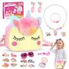 Unicorn Toys for Girls Ages 4-10 - Bag with Jewelry Set view 1