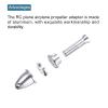 MECCANIXITY Propeller Adapter RC Plane Airplane Spinners, 5mm Aperture and 8mm Output Axle Propeller Adapter Saver for Shaft Brushless Motor Speed Controllers, Pack of 2 view 4