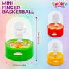 Basketball Game Toys, 12 Pack Finger Shooting Fun for Kids Fidget Handheld Machine Simple Desktop Fidget Party Favors Bulk Decorations Student Carnival Prizes Birthday Goody Bags Classroom Rewards view 3