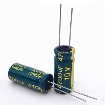 Electronic Accessories 50pcs 4700uF 10V 10x25mm 10V4700uF Aluminum Electrolytic