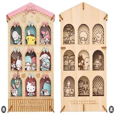 Sanrio Characters PT-WL14X Paper Theater - Wood Style - Candy House