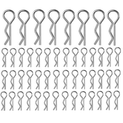 ZDingTech 50pcs M001 Body Clips for 1/14 1/16 MJX Hyper Go H16BM Body Clips M001 Parts,for Hyper Go RC Car Parts,Fit H14BM H16GT H16DR,16207 16208 16209 16210, H14BM 14301 14302 14209 14210