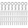 ZDingTech 50pcs M001 Body Clips for 1/14 1/16 MJX Hyper Go H16BM Body Clips M001 Parts,for Hyper Go RC Car Parts,Fit H14BM H16GT H16DR,16207 16208 16209 16210, H14BM 14301 14302 14209 14210 view 1