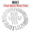 ZDingTech 50pcs M001 Body Clips for 1/14 1/16 MJX Hyper Go H16BM Body Clips M001 Parts,for Hyper Go RC Car Parts,Fit H14BM H16GT H16DR,16207 16208 16209 16210, H14BM 14301 14302 14209 14210 view 2