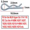 ZDingTech 50pcs M001 Body Clips for 1/14 1/16 MJX Hyper Go H16BM Body Clips M001 Parts,for Hyper Go RC Car Parts,Fit H14BM H16GT H16DR,16207 16208 16209 16210, H14BM 14301 14302 14209 14210 view 3