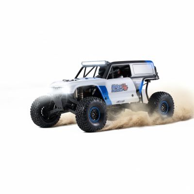 EAZYRC ROCHOBBY 1/7 Ridge Racer U4 Brushless RC Cars, 4400 Bronco Body Licensed by Ford, RC Crawler 4X4 Truck, 49 MPH Off-Road Waterproof Vehicle, 2.4GHz 5CH Remote, LED Lights (RS Version, Blue)