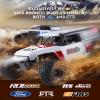 EAZYRC ROCHOBBY 1/7 Ridge Racer U4 Brushless RC Cars, 4400 Bronco Body Licensed by Ford, RC Crawler 4X4 Truck, 49 MPH Off-Road Waterproof Vehicle, 2.4GHz 5CH Remote, LED Lights (RS Version, Blue) view 3