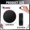 Liliful 0.98 x 0.33 Inch Mini Hockey Pucks for Tables Game Small Replacement Pucks Hockey Accessories for Adults Fun Entertainment Equipment(20 Pcs) view 2