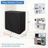 tonhui Play Kitchen Cover for Step2 Kids Play Set, 45"L x 15"W x 43"H Dustproof Indoor/Outdoor Kitchen Toy Set Cover, Heavy-duty Waterproof Fabric view 2
