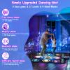2025 Upgraded Dance Mat Toys for 3-12 Year Old Kids, Electronic Dance Pad with Light-up 8-Button Wireless Bluetooth, Music Dance with 27 Game Levels, Christmas Birthday Toy Gifts for Girls Boys view 3