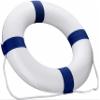 20 inch/50cm Swimming Pool Safety Life Ring Buoy, Foam Swimming Ring, Life Ring Safety Life Ring, Swimming Pool Ring Throwing Ring Swimming Pool Wall Decoration Life Ring (red) view 3