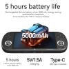 TRIMUI Smart Pro Open Source Handheld, Retro Arcade, HD 4.96 inch, 128G 15000+ Games,IPS Screen Handheld Linux System, SD Card Support WiFi Multiplayer Online Play (White) view 4