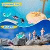 20 PCS Miniature Ocean Theme Mini Resin Ocean Animals Ocean Mini Shark Figurines Resin Axolotl for DIY Fish Tank Accessories, Micro Landscape Aquarium view 4