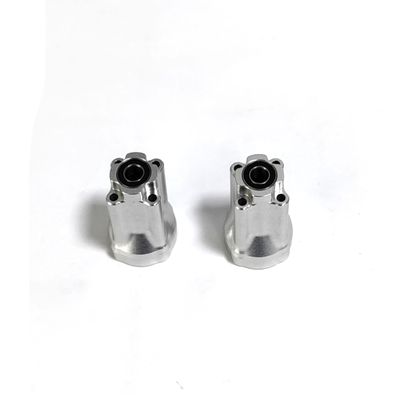 KEBEILEE CNC Alu7075 Rear Axle Sleeve for LOSI Mini LMT 1/18 LOS214043 (Silver)