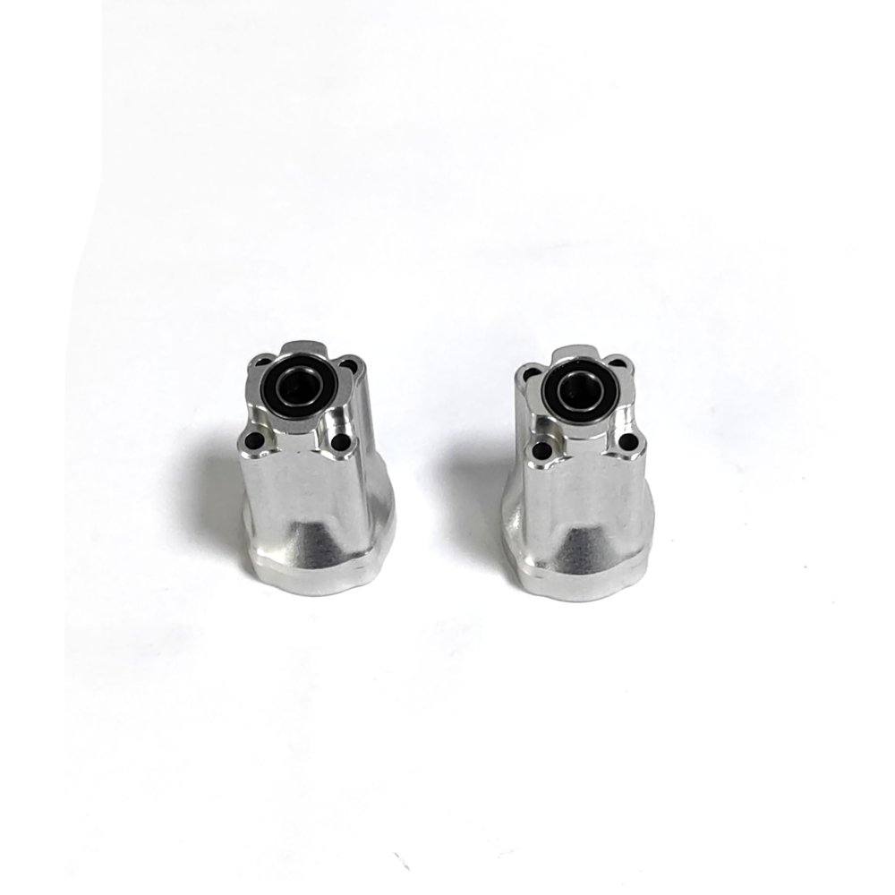 KEBEILEE CNC Alu7075 Rear Axle Sleeve for LOSI Mini LMT 1/18 LOS214043 (Silver)