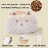 ISANPAN Baby Colic and Gas Relief - Cassia Seed Heated Tummy Wrap,Infant Warming Pad Belly Band Gripe Belt Relieves and Soothes Gas,Bloating and Upset Stomach (Beige) view 4
