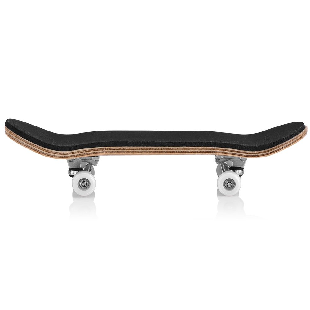 YUYTE WOODEN FINGER SKATEBOARD TOY with Antislip Design, Kids (White)