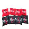 Monogrammed Cornhole Bags Custom All Weather or Corn Full Size Duck Canvas Corn Hole Bean Bag toss view 1