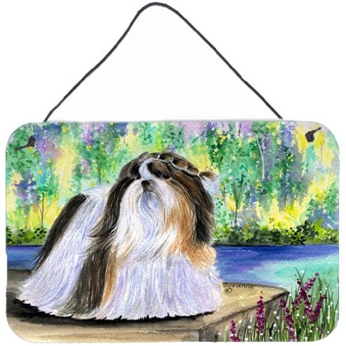 Shih Tzu Indoor Aluminium Metal Wall Or Door Hanging Prints