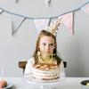1 Pack First Holy Communion Cake Topper Glitter Peace Pigeon Cross Religious Cake Picks God Bless Baptism Cake Decorations for Baptism Theme Baby Shower 1st Birthday Party Decoration Supplies Gold view 4