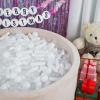 STARBOLO 200pcs Ball Pit Balls for Baby and Toddler, White Mixed Shaped Balls Phthalate Free BPA Free Crush Proof Plastic Pit Balls Play Toys for Kids Ball Pit, Pool,Play Tent,Party view 4