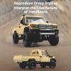 Dodoore RC Truck 1/12 RC Rock Crawler, MN-82 4x4 Off Road RC Pickup Truck, 2.4GHz Proportional Throttle Steering All Terrain Remote Control Car RTR with Headlights and 2 Batteries for Adults (Yellow) view 3