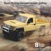 Dodoore RC Truck 1/12 RC Rock Crawler, MN-82 4x4 Off Road RC Pickup Truck, 2.4GHz Proportional Throttle Steering All Terrain Remote Control Car RTR with Headlights and 2 Batteries for Adults (Yellow) view 4