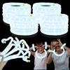 12-24 PCS White Glow Sticks Party Favors for Kids, LED Light Up Necklaces Bracelets Accessories for Toddlers,Glow Birthday Easter Mardi Gras Parade Throws Party Supplies Decorations for Boys Girls view 1