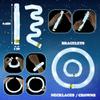 12-24 PCS White Glow Sticks Party Favors for Kids, LED Light Up Necklaces Bracelets Accessories for Toddlers,Glow Birthday Easter Mardi Gras Parade Throws Party Supplies Decorations for Boys Girls view 4