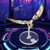 3D Metal Puzzles for Adults, Metal Model Kits for Adults Ornithopter, Mechanical Steel 3D Puzzle Stainless Steel Ornaments for Men Women Art Craft Gifts Toys(Gold). view 2