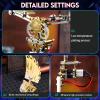 3D Metal Puzzles for Adults, Metal Model Kits for Adults Ornithopter, Mechanical Steel 3D Puzzle Stainless Steel Ornaments for Men Women Art Craft Gifts Toys(Gold). view 4