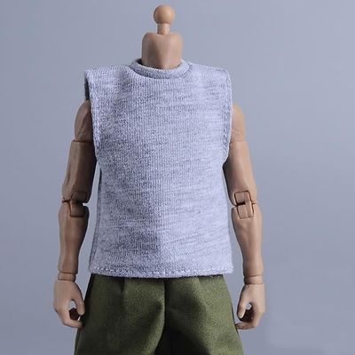 1/12 Scale Men's and Women's Universal Action Figure Costume T-shirt (Body, Head, Shoes, Etc., Not Included)