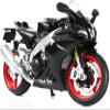 Risopen 1:12 Motorcycle Model Toy for Aprilia RSV4 RR1000 Metal Die-cast with Plastic Motorcycle Model Mini Moto Gift for Adult view 1