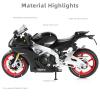 Risopen 1:12 Motorcycle Model Toy for Aprilia RSV4 RR1000 Metal Die-cast with Plastic Motorcycle Model Mini Moto Gift for Adult view 3