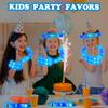 12-24 PCS Blue Glow Sticks for Kids,Light Up Pop Tubes Party Favors for Toddlers,Goodie Bag Stuffer Fillers,Birthday Easter Mardi Gras Parade Throws Non Candy Treats Prizes Toys Gifts for Boys Girls view 2