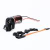 RCAWD 330% More Power 370 Motor 34t SCX24 Transmission Gearbox & Shock Tower Set for Axial 1/24 SCX24 AX24 Series Upgrades Part Black view 1