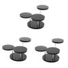 3pcs acrylic stands for display rotating display stand for jewelry display sfor collectibles Action Figures Collection Organizer Holder Cosmetic Items Display Risers round view 1
