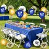 Blue Gold 60th Birthday Balloons 24Pcs Navy Blue White Gold Happy 60th Birthday Latex Balloons Blue Gold 60th Birthday Party Decorations for Men Women 60th Birthday Anniversary Party Supplies 12Inch view 2