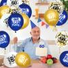 Blue Gold 60th Birthday Balloons 24Pcs Navy Blue White Gold Happy 60th Birthday Latex Balloons Blue Gold 60th Birthday Party Decorations for Men Women 60th Birthday Anniversary Party Supplies 12Inch view 4