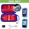 ALKOO Kids Toy Smartphone Case Compatible with Kikapabi/for Joozfee/for dancingcow/for Prysyedawn, Learning Toys Holder for Toddler Play Cell Phone, SD Card, Over 7 Years Age (Red) view 2
