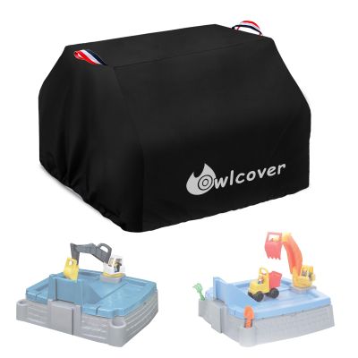 Owlcover Kids Sandbox Cover for Little Tikes Dirt Diggers Excavator Sandbox Cover,Waterproof, Anti-UV Outdoor Toys Sandbox Covers