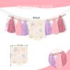 Butterfly 1st Birthday High Chair Tassel Banner - First Birthday Embroidered Tassel BannerButterfly Cake Smash Photo Prop(Pink) view 2