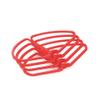 4pcs Propeller Guard/Fit for Phantom 4 Pro 4P 4A Advanced Drone Protector Quick Release Props Bumper Spare Part Protection Cover (Color : Red) view 1