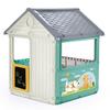 Dolu: My First House: White & Green - Playhouse, Indoor & Outdoor Toy, Cat & Dog Decal, Waterproof & Durable, Imaginative Play, Toddler Kids Age 2+ view 1