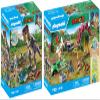 BRICKCOMPLETE Playmobil Dino Set: 71523 Research Camp with Dinos & 71524 T-Rex Trace Search view 1