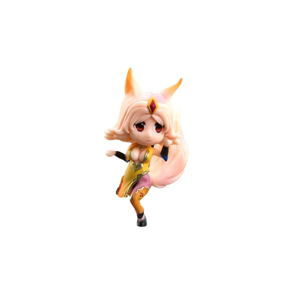 junweideyi The Figure from Popular Video Games WANGZHERONGYAO Cute Character Figurine for Miniature Figure Fairy Garden Home DIY Cake Decoration Set (Da ji)