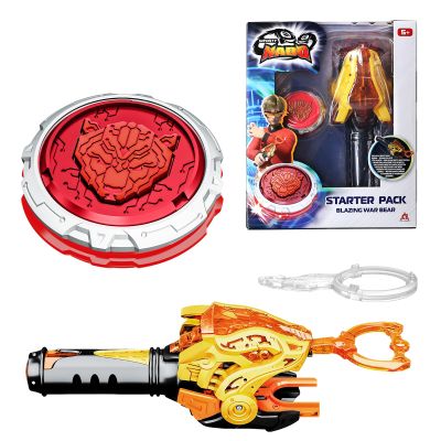 INFINITY NADO Battling Toys, Battle Set with Spinning Top & String Launcher, Metal Spinning Top Kids Gifts for Boys Girls Age 5+, Blazing War Bear