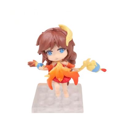 junweideyi The Figure from Popular Video Games WANGZHERONGYAO Cute Character Figurine for Miniature Figure Fairy Garden Home DIY Cake Decoration Set (Da qiao)